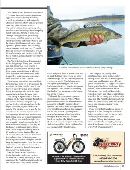 اشتراک مجله خارجی ماهیگیری و شکار Alberta Outdoorsmen